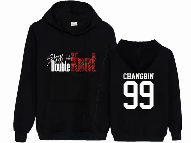 Kpop Stray Kids Double Knot New Logo New Album Bangchan Felix Hyunjin Jeongin All Menber name Sweatshirt. 