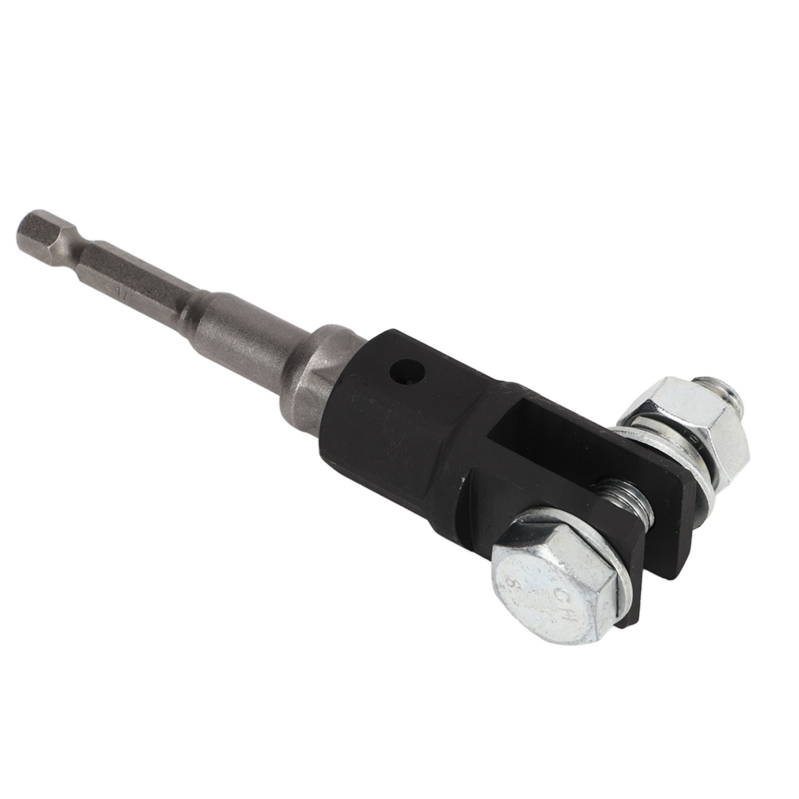 Scissor Jack Adapter, Scissor Jack Socket Adapter Heavy Duty 1/2inch for Double Hole Scissor Jacks. 