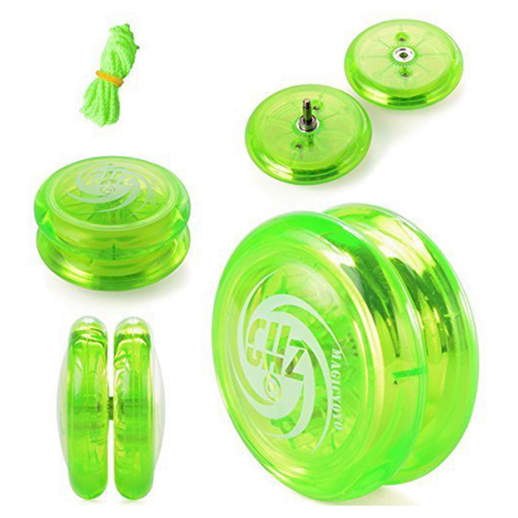 MAGIC YOYO D1 GHZ MAGICYOYO Yoyo with String (Green). 