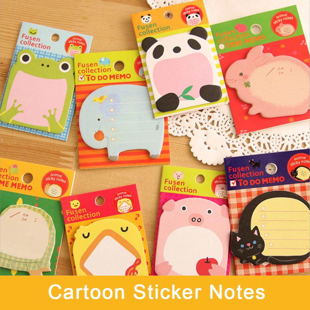 New Cute Memo Pad Cartoon Animal ticky Note Creative Notepad Office upplie chool tationery upplie