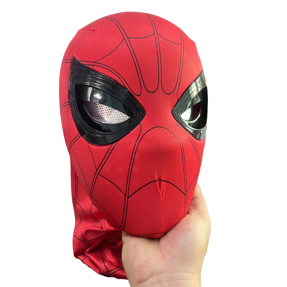 Beehoney1 Spider man Mask Blink Eyes Movable Breathable Headgear Halloween Cosplay Costume Mask For Halloween Party Gifts. 