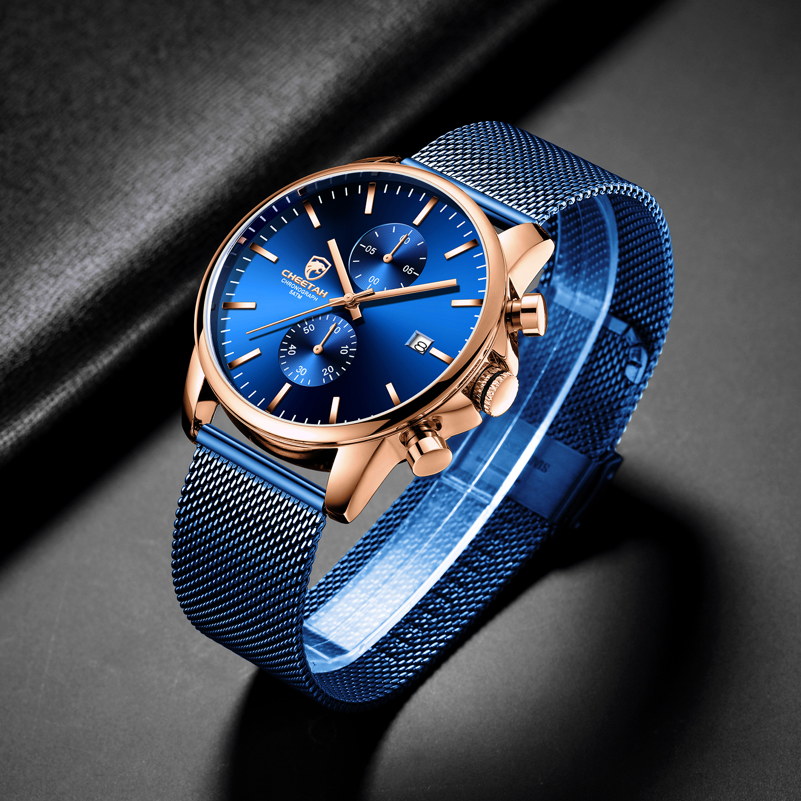 Blue watches for clearance mens