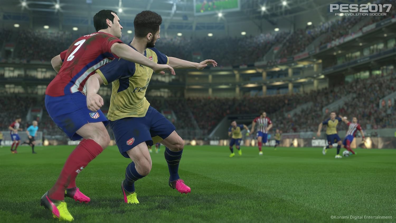 PES 17 Pro Evolution Soccer 2017 PS4 For Playstation 4 Disk Version Video Game control Gaming station Console Gamepad command. 