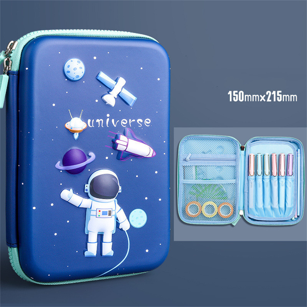 New 3D Cartoon chool tationery upplie Unicorn tudent Pen Bag Mulfunction Cute Univere Pencil Cae