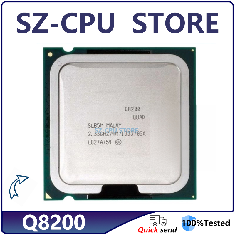 Core 2 Quad Q8200 2.3 GHz Quad-Core CPU Processor 4M 95W LGA 775