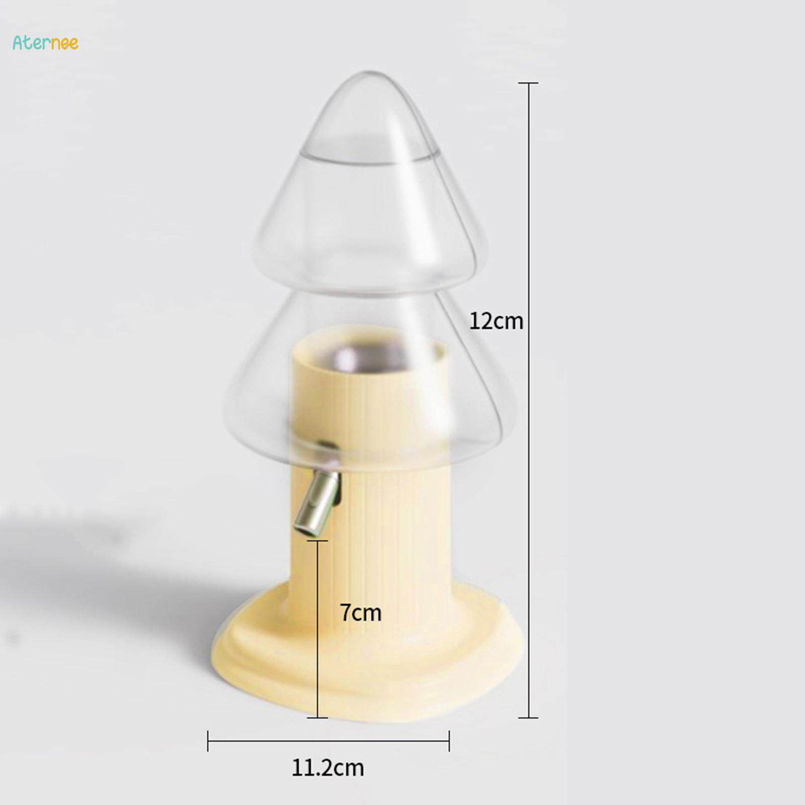Automatic Hamster Water Bottle Rabbit Drinker Hamster Automatic Water Feeder for Squirrel , Yellow. 