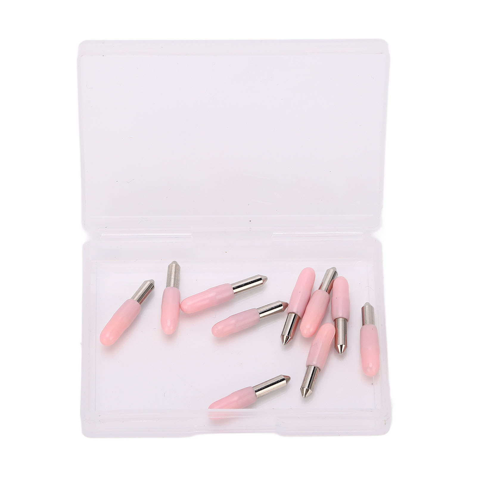 Die Cut Machine Cutting Blade, 10Pcs Die Cut Machine Replacement Cutting Blade with Storage Box for Particle Board. 