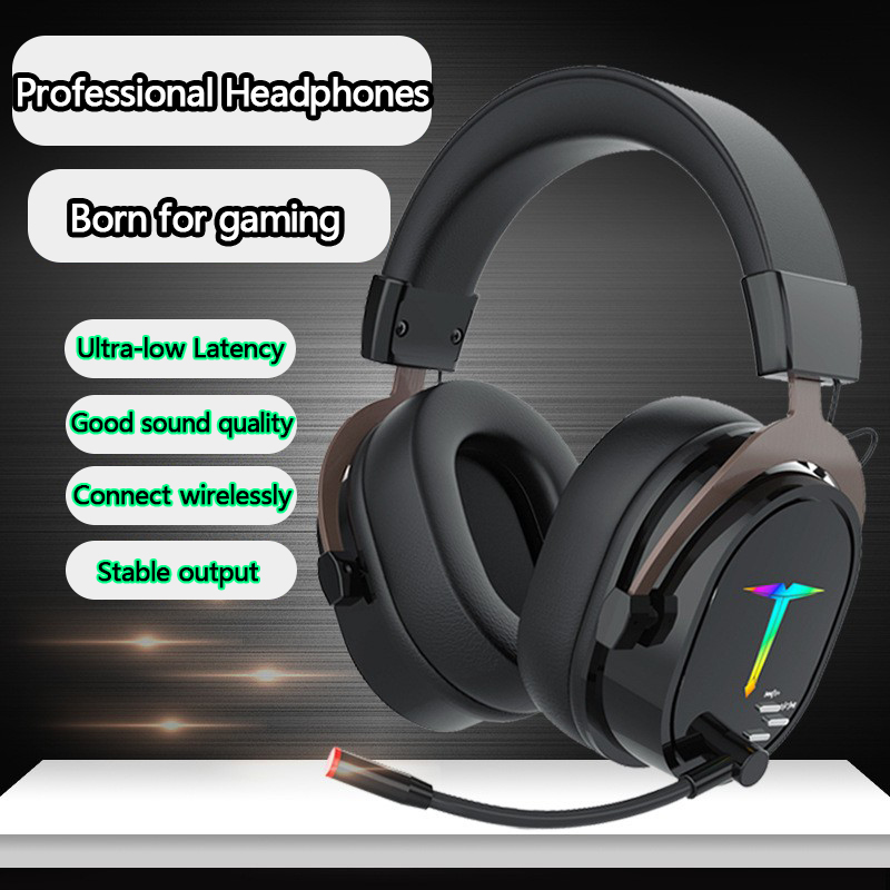 d IOSmsamg one Su mobile phone iPh sequence 2.4G.3 driver range wireless headset with microphone TEKUSHENG G1000 gaming style Bluetooth 5/wireless/wired Androi. 