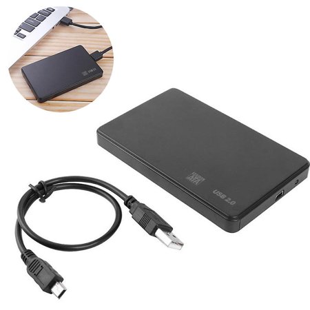 2.5" Hard Drive Enclosure External Case Mobile Hard Disk Box /SSD CASE USB 2.0 HDD Enclosure. 