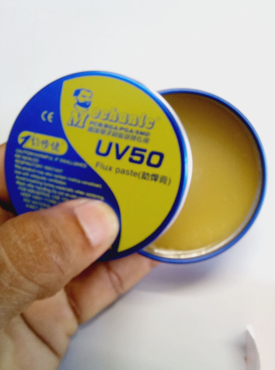 MCN UV50 Halogen Free No Clean Solder Paste Flux Soldering Tin IC Parts Soldering Iron Welding Fluxes For PCB BGA PGA SMD Electric Soldering Iron Cream Fluxes. 