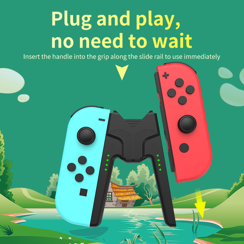 Aolion Charging Grip Bracket for Switch Joycon Handle Gaming Controller Grip Charging Station for Nintendo Switch Accessories. 