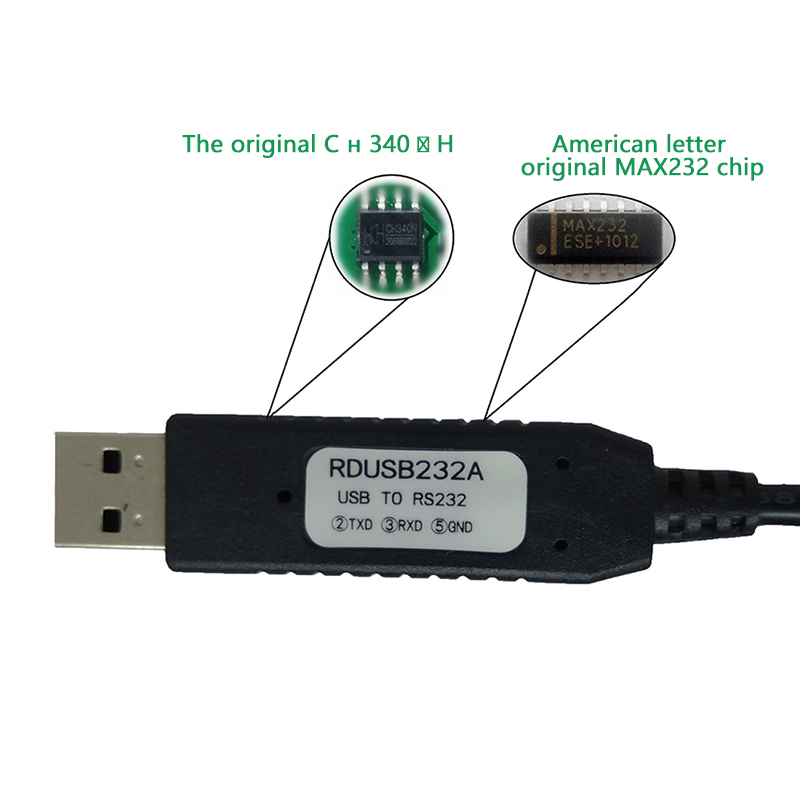 USB Serial Adapter, USB to -232 Male (9-Pin) Db9 Serial Data Cable, Windows 10/8.1/8, 10.6. 