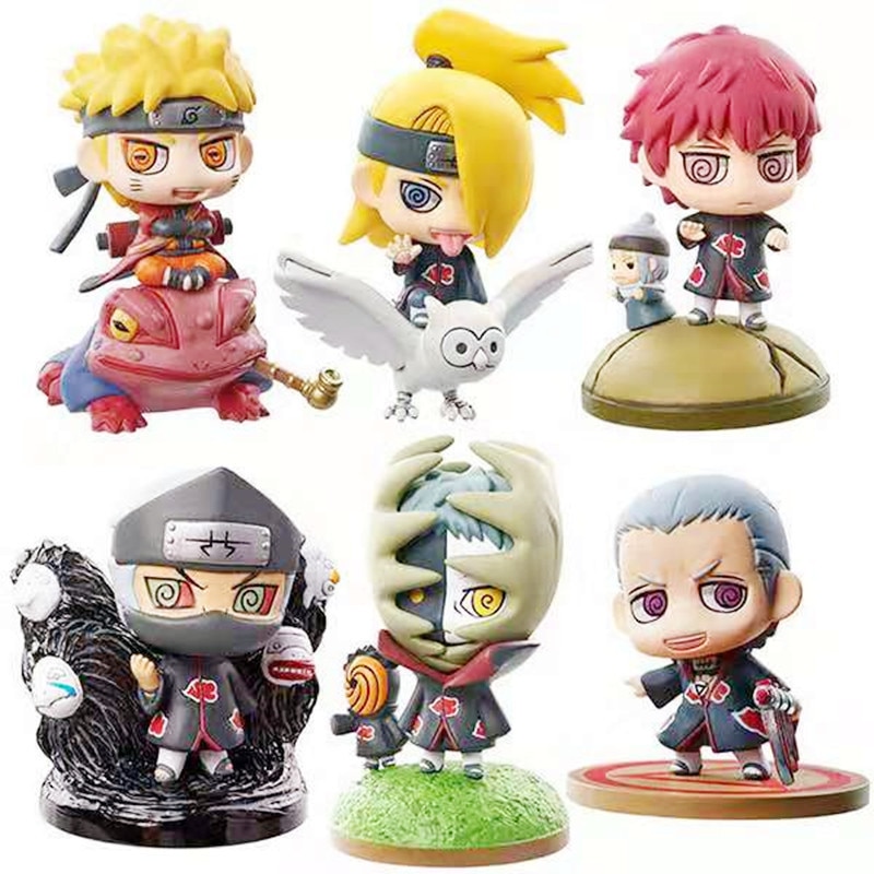 Naruto Blind Box Doll 1-7 Generation 6 Custom High Quality Naru-to Anime Figure Toy Action Figure Decoration Model Toys Bruco. 