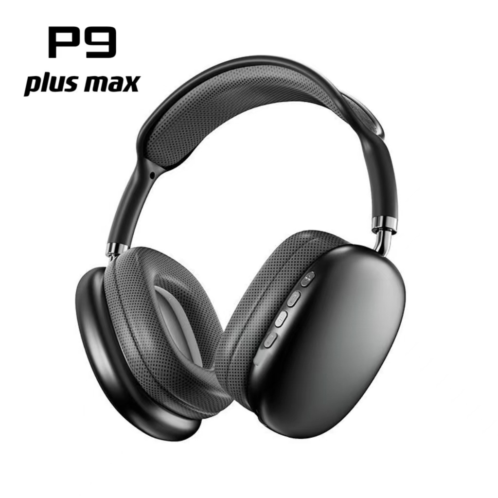 P9 plus max headset bluetooth headset cross-border headset bass game big headset. 