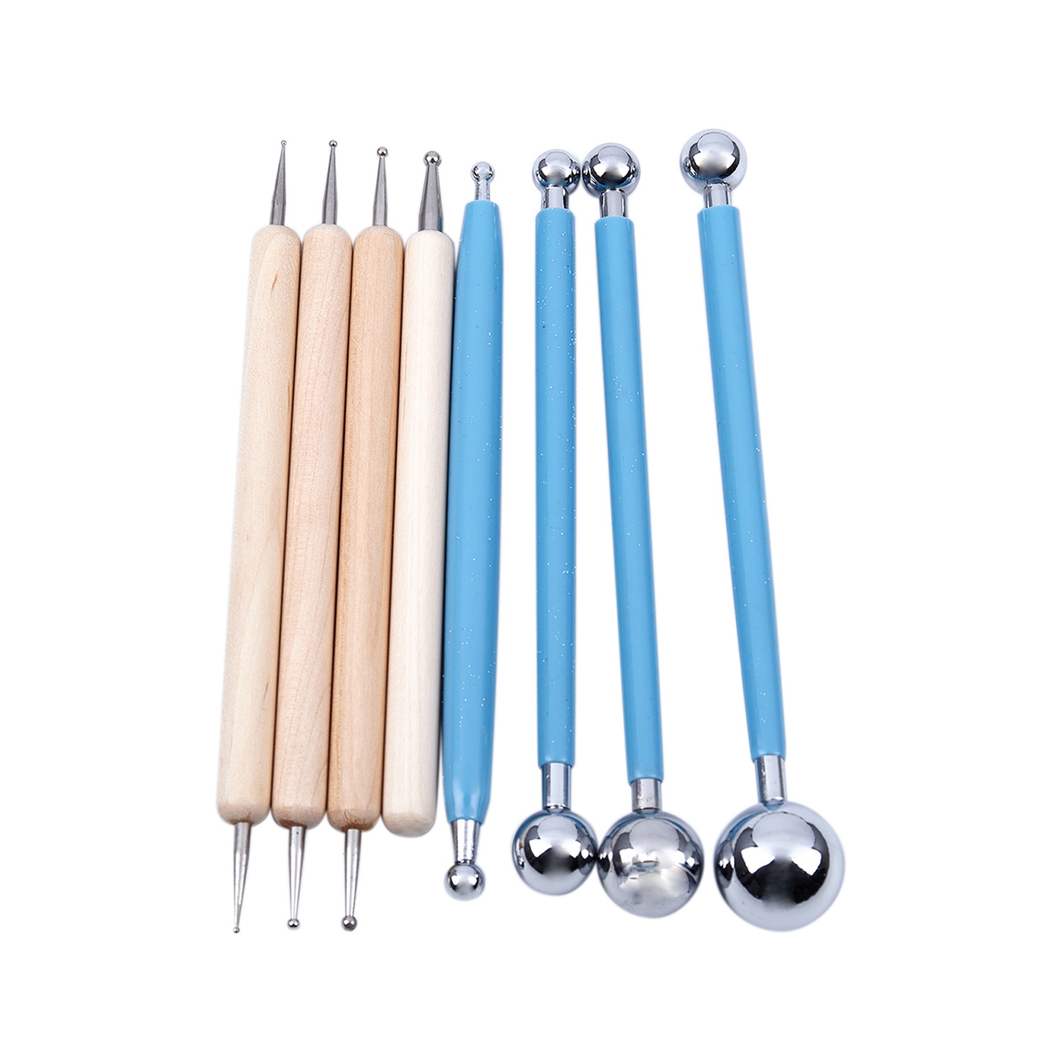 8 Piece Ball Stylus Dotting Tools for Clay Pottery Ceramics