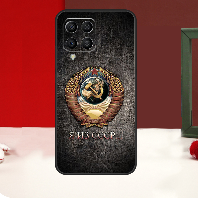 Coat Of Arms Russian CCCP Flag Case For Samsung Galaxy M33 M53 M13 M23 M52 M32 M12 M11 M31 M51 M20 M21 M14 M54 M31s Cover. 