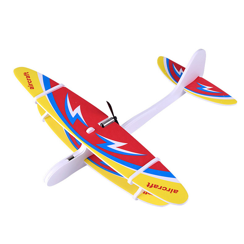 48 CM Hand Throwing Glider Plane Outdoor Park EPP Foam Electric Gliding Aircraft Flying Toys For Children with nice material Daraz .bd