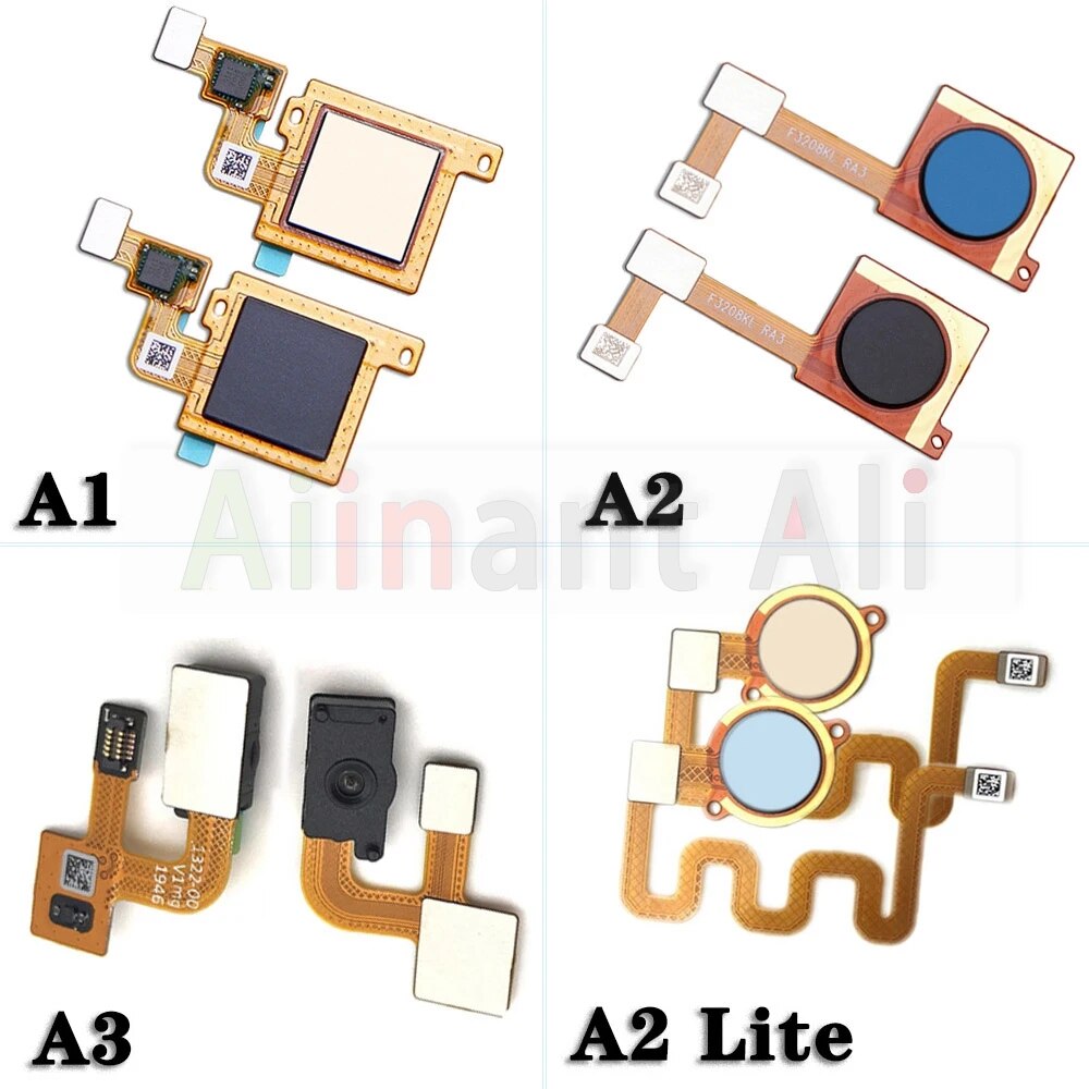 Original Home Button Back Touch ID Scanner Fingerprint Sensor Flex Cable Ribbon For Xiaomi Mi A1 A2 A3 Lite Pro Plus