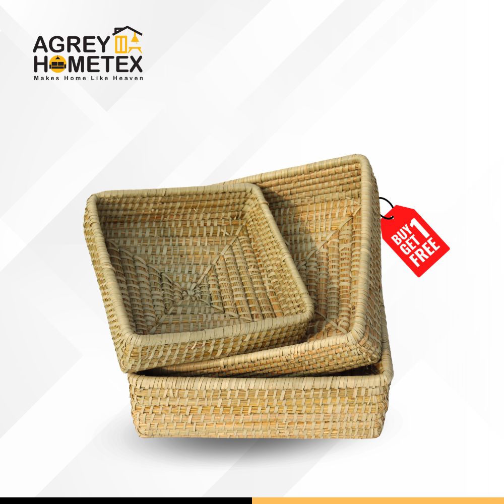 Buy 1 Get 1 Free, Multi-Purpose Square Basket, (16"x16")