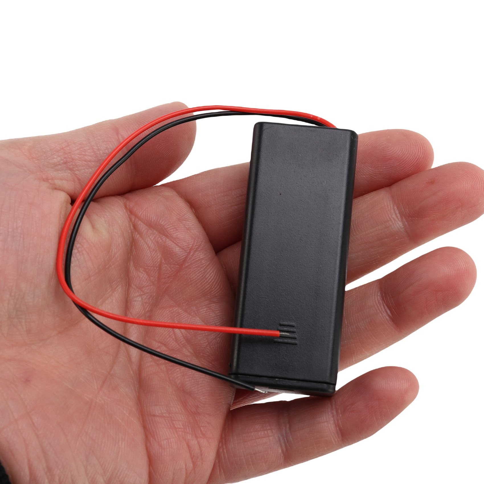 2 x 2 x AAA 3 V Battery Holder Case Box Wire ON / OFF Switch m Cover. 