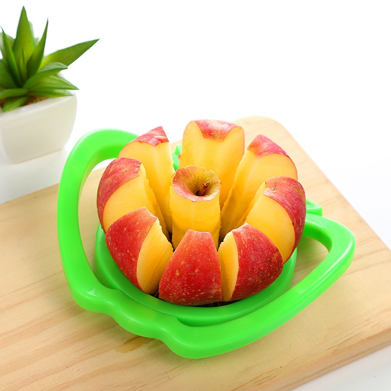 Apple Slicer Pear Peach Corer Cutter Mold Apple-shaped Kitchen Onion Fruit Cutting Knife Cut Apples Dividers Peeler Cooking Tool-. 