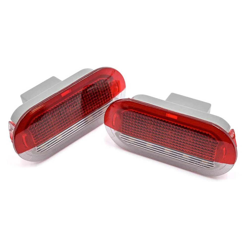 2Pcs Led Door Courtesy Lights Under Warning Lamps for Golf 4 Mk4 6R 1J0 949 105A 1J0949105A 1J0947413
