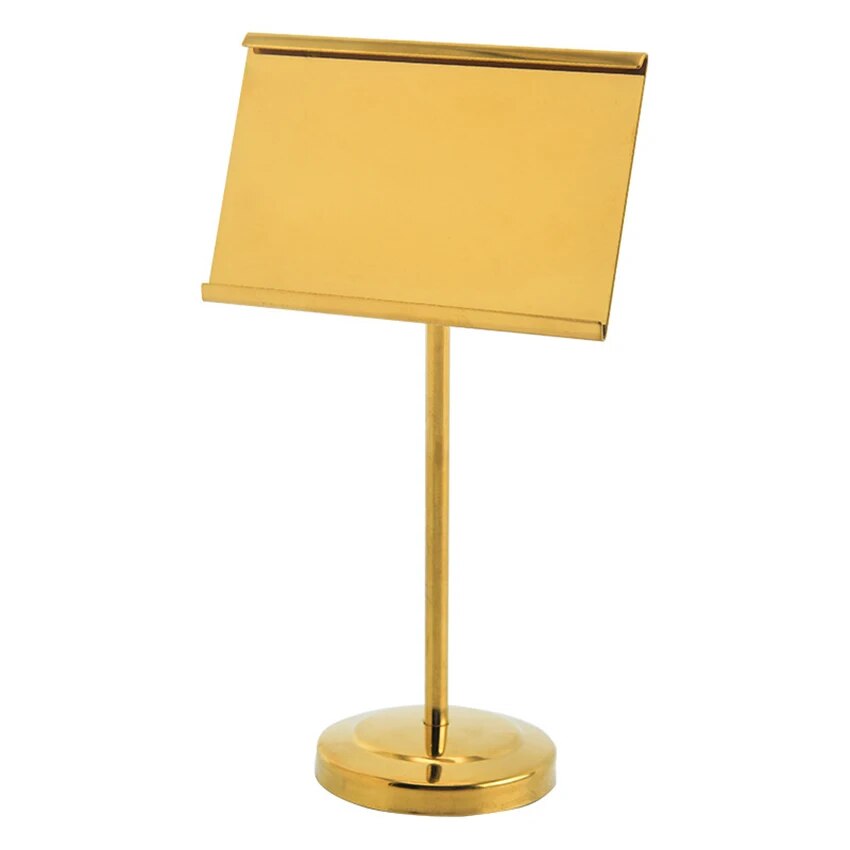 High End Hotel Buffet Label Rack Price Tag Display Stand Food Sign Holder Desk Sign Stand Name Card Clip Info Display Stand. 