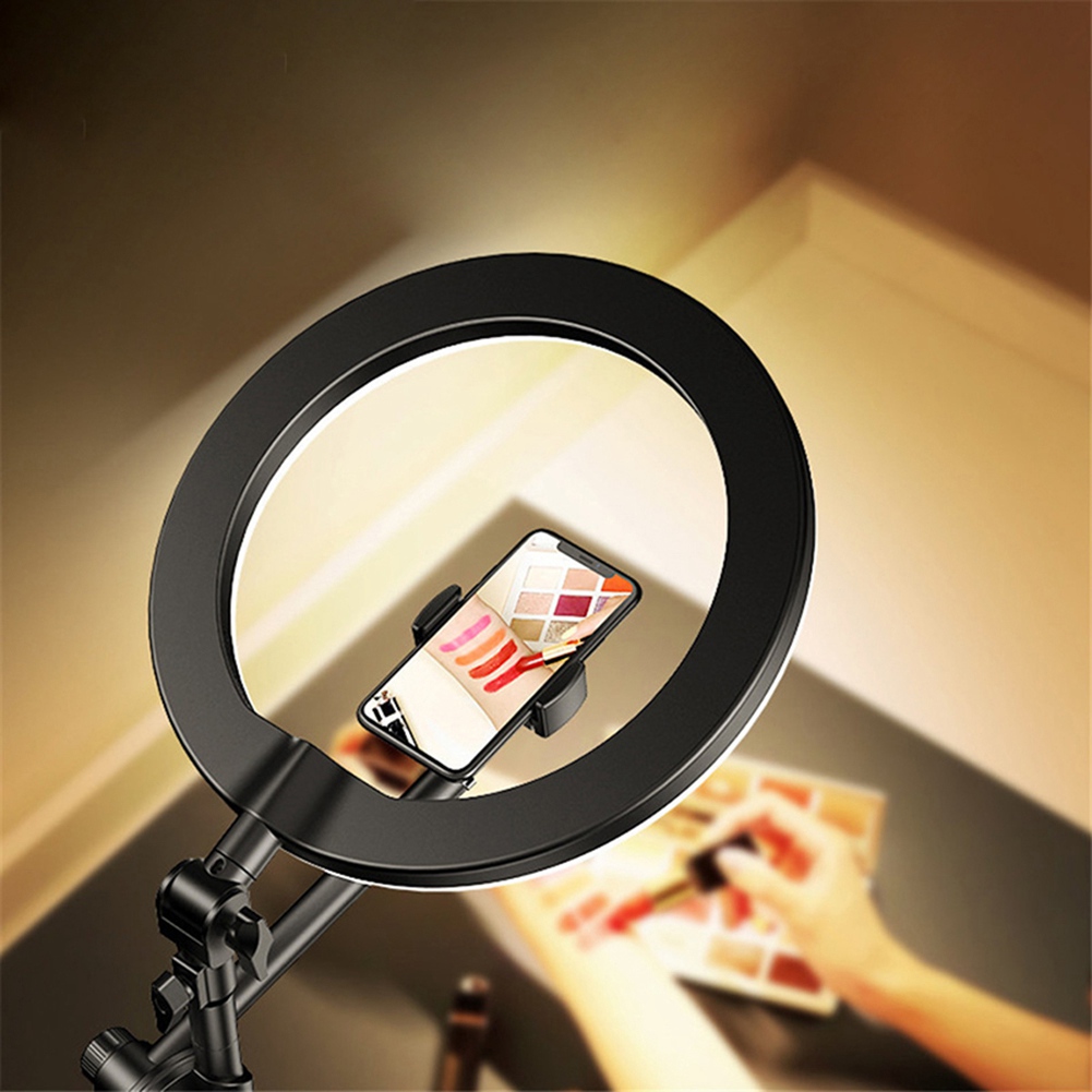 Monopod Mount Bracket with LED Light with Phone Holder for Nail Art. 