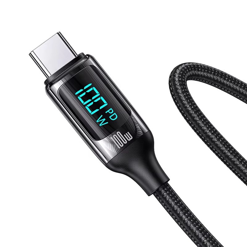 USAMS US-SJ559 Type-C to Type-C D100W Fast Charge Digital Data Cable 10ft. 