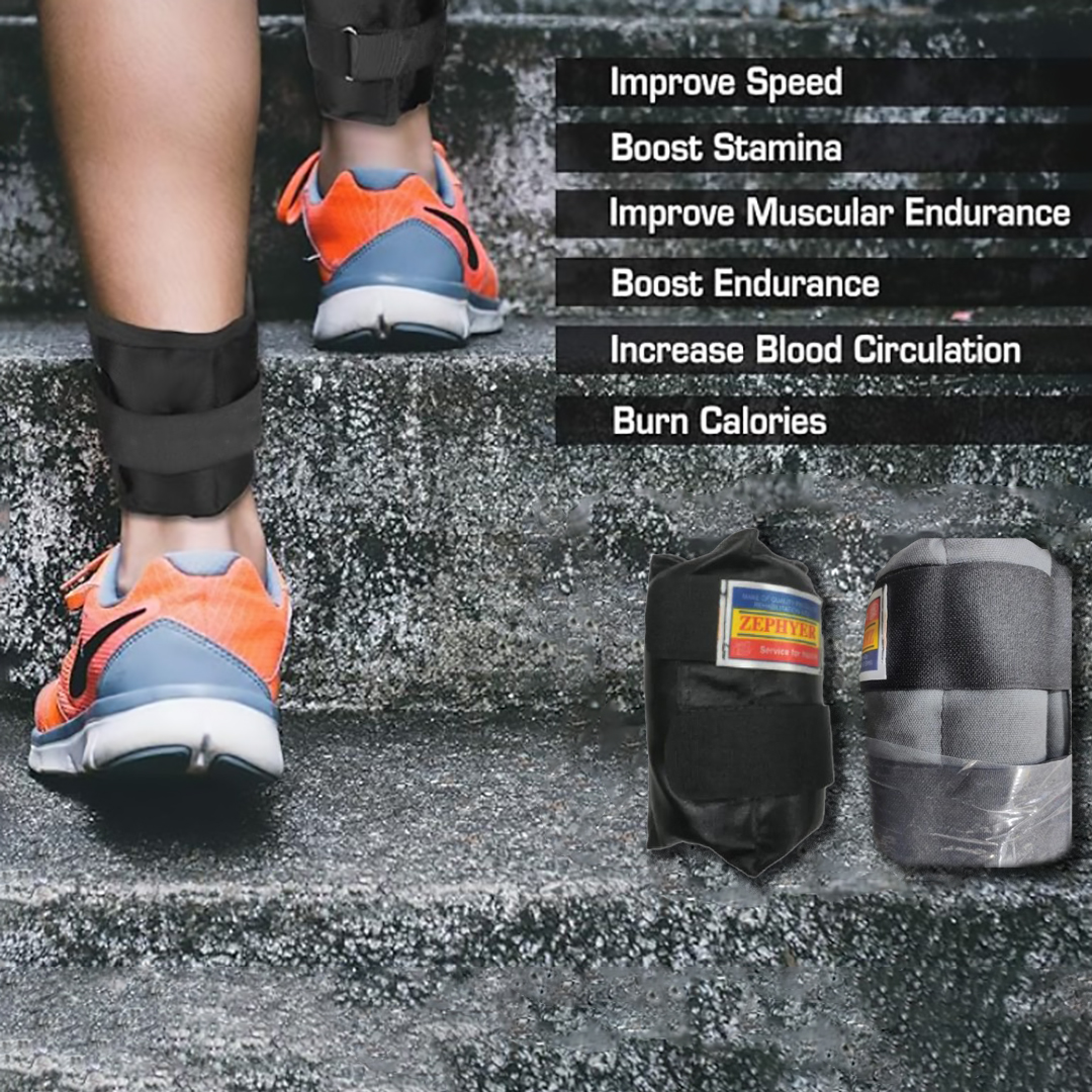 Enhance Your Workouts With Wrist/Ankle Weights - 3Kg - Single Piece - Easy To Use And Clean - Boost Your Workout Intensity With Wrist/Ankle Weights. 