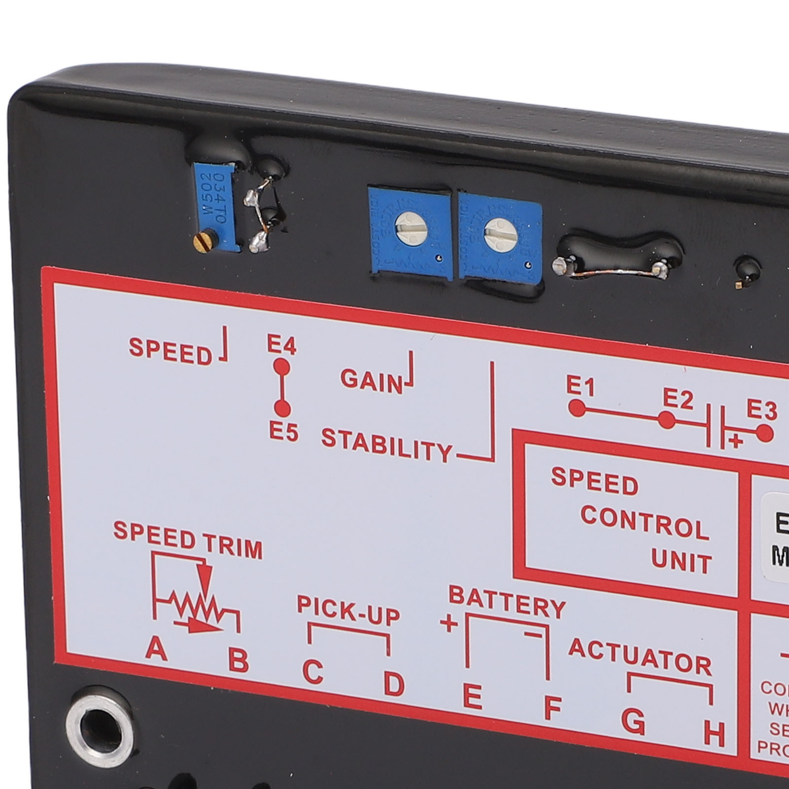 Electronic Engine Controller, DC12-24V ESD2210 12 Generator Speed Governor for Genset Control. 
