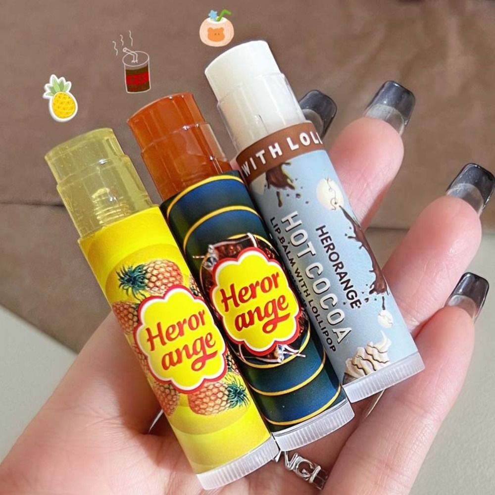 Line: Anti-Drying Essence, Long-Lasting Hot Cocoa Lollipop Lip Balm, Volumizing Lips Stick, Lip Balm, Lip Reduction Cream, Lip Care. 