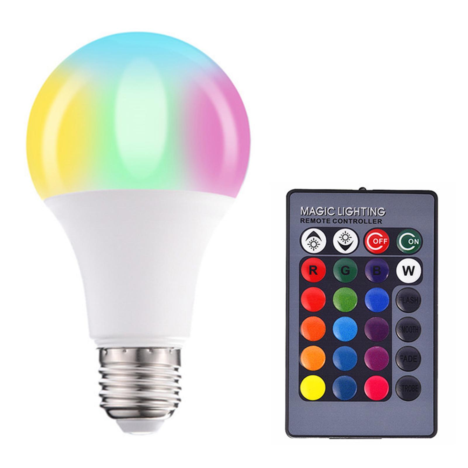 Lumina RGB Spotlight Bulb Energy-saving RGB Color Party Lamp Bulb with Remote Control