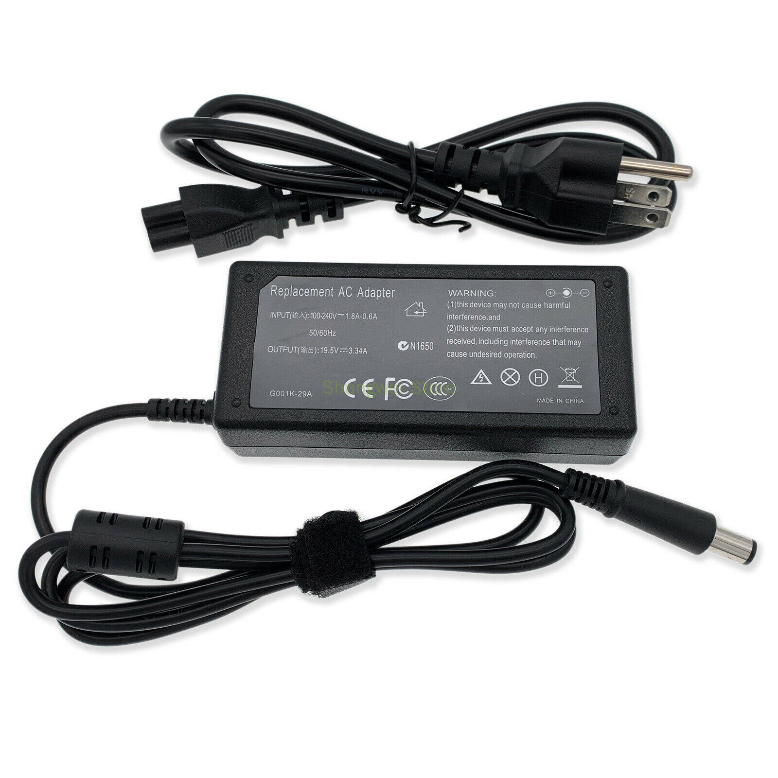 65W Power Adapter Charger For Dell Latitude 14 7404 7480 7490 Laptop Power Cord. 