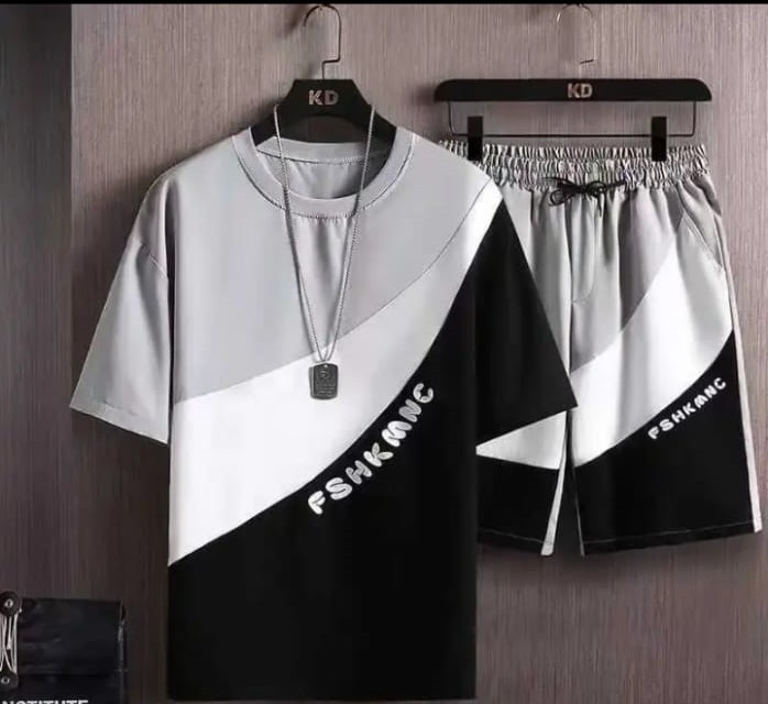 Ash & Black Printed Exclusive Summer Combo T-Shirt & Pant