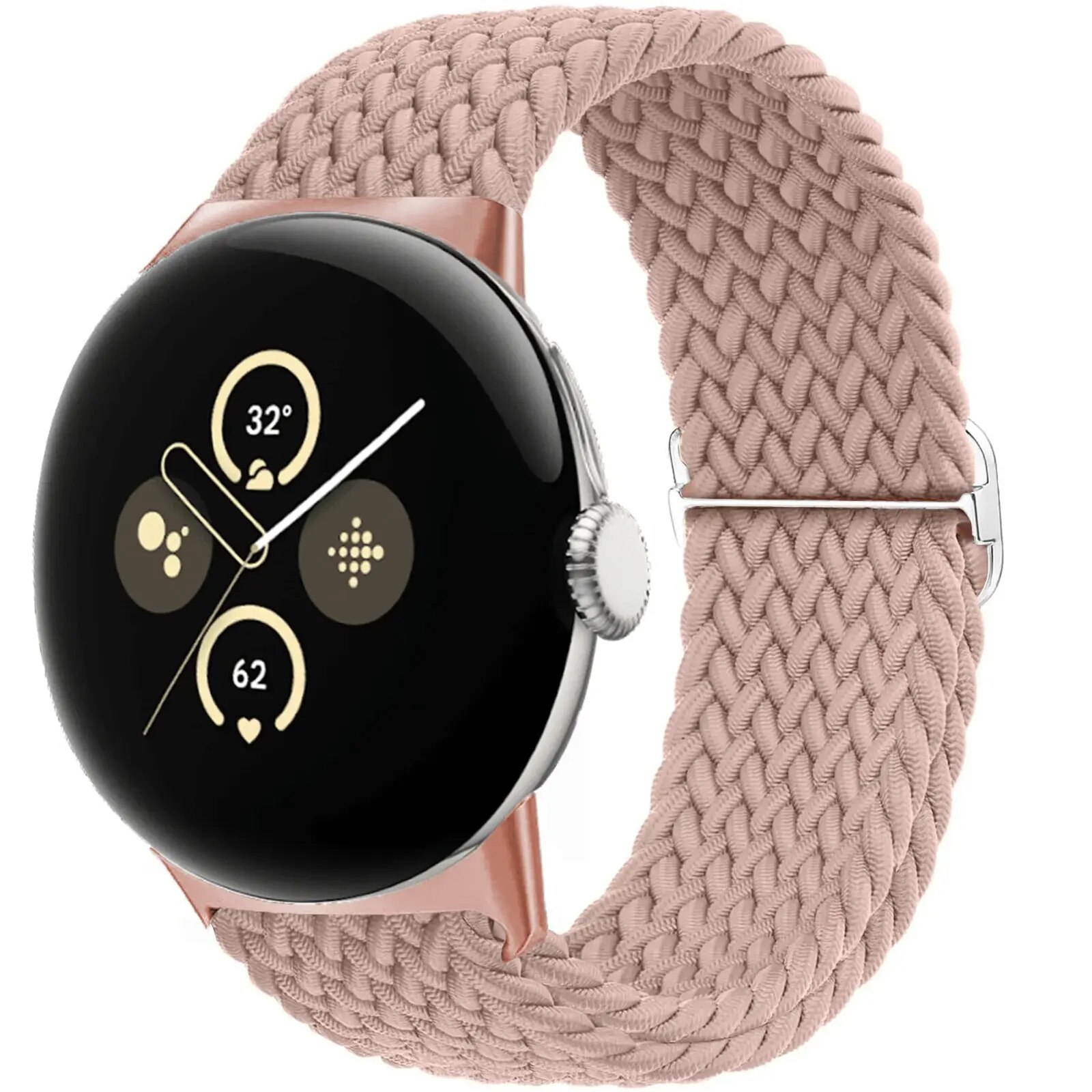 Braided Solo loop for Google pixel 2 band Accessories Smartwatch Elastic Adjustable Nylon belt correa bracelet Pixel Watch Strap. 
