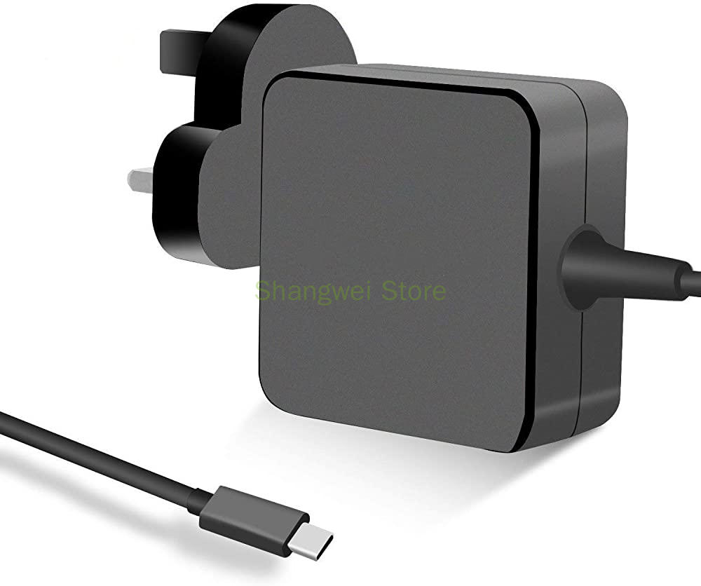 65W USB Type-C Power Adapter Charger for Dell XPS12 9250 Dell Latitude 7370. 