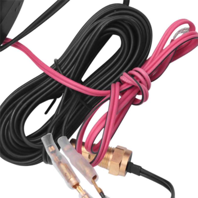 2 in 1 Car LCD Pressure Water Temperature Meter Buzzer Alarm M10. 