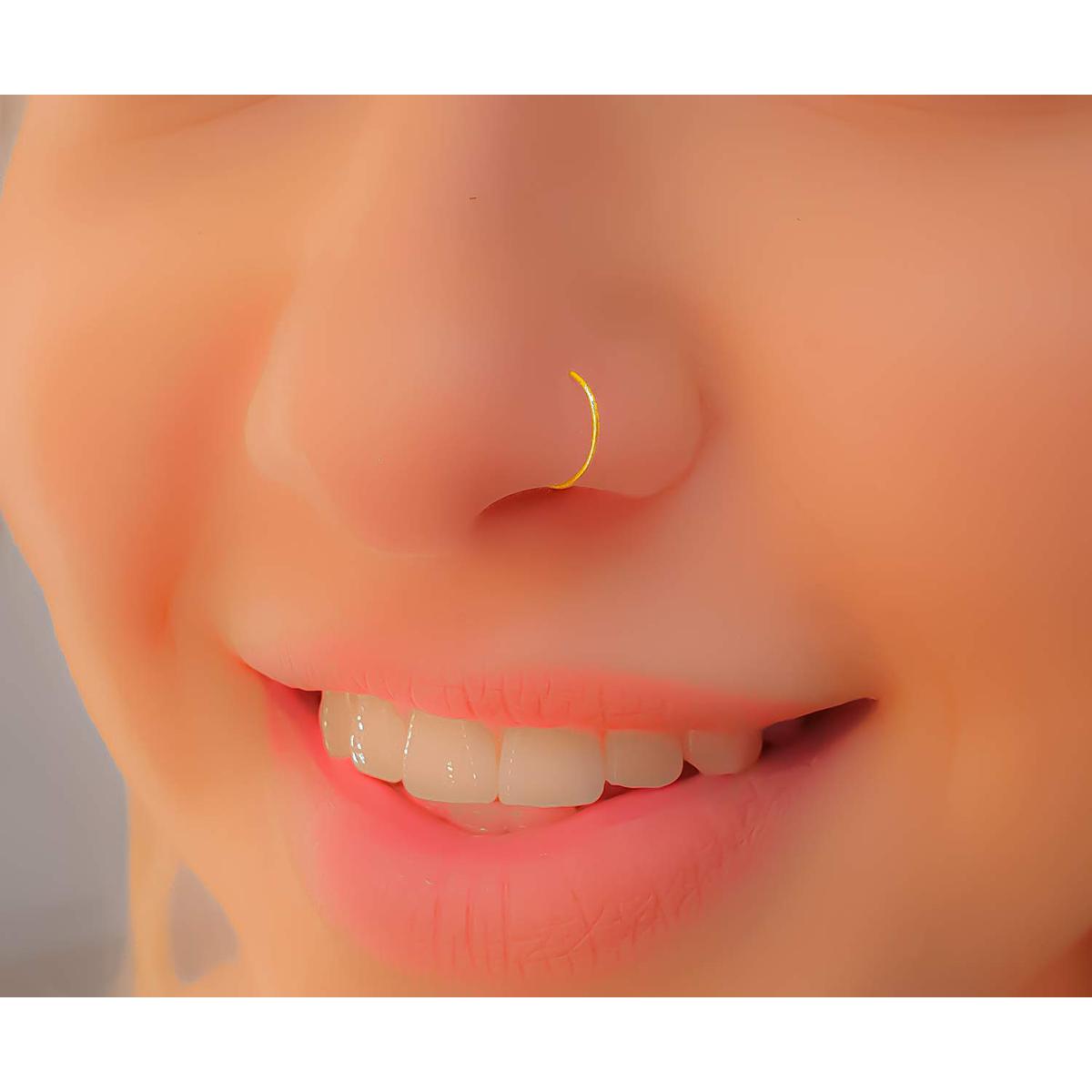 Details 163+ girls nose ring gold best xkldase.edu.vn