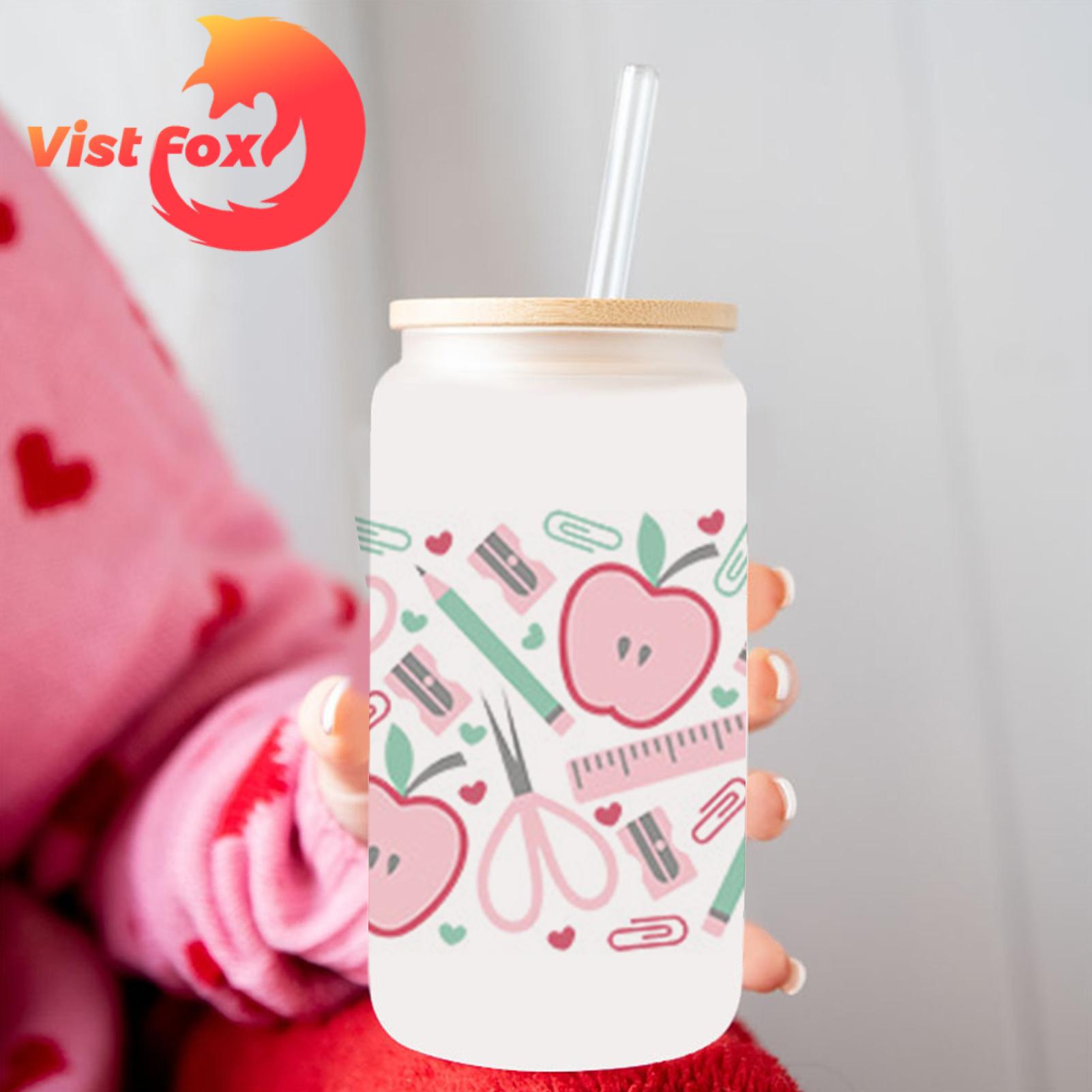 Peel Stick Transfer Stickers Waterproof 3d Transfer Stickers for Glass Cups Clear Pattern Scratch-proof Decals Southeast Asian Buyers' Choice Uv Dtf Transfer Stickers. 