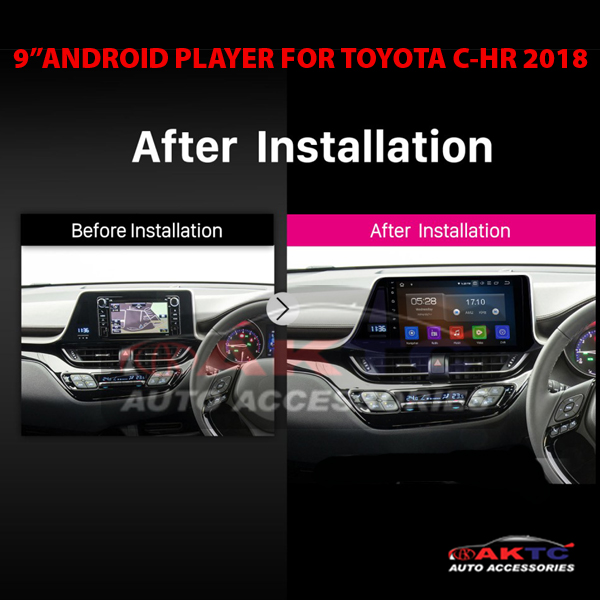 ANDROID PLAYER FOR TOYOTA C HR CAR PLAYER FOR CHR, CAR ANDROID PLAYER. 