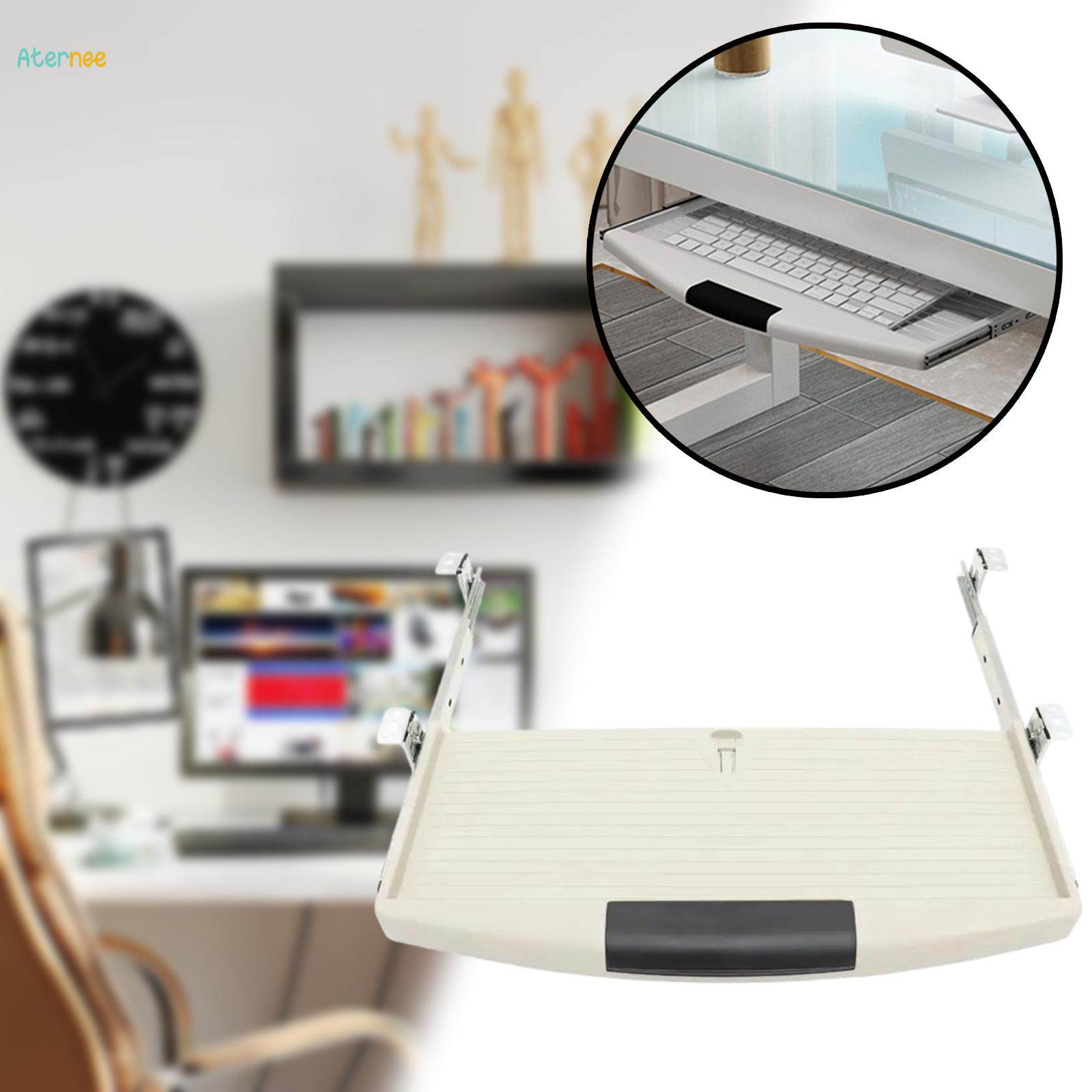 Keyboard Drawer under Desk Computer Keyboard Tray Computer Keyboard Slide Side Mount Desk Drawer. 