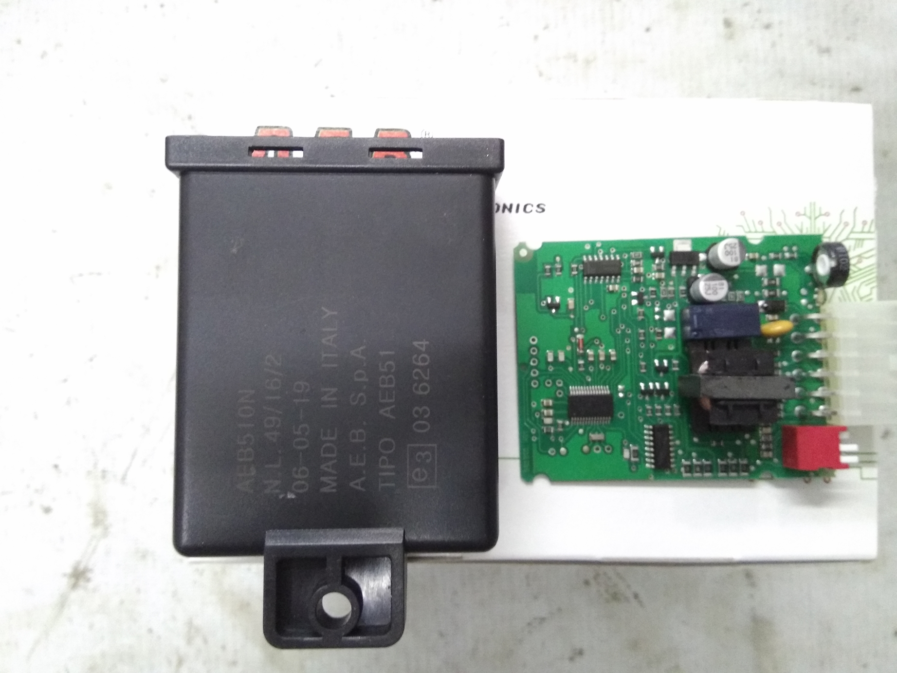 Timing advance processors Cobra 510N with wearing China (CNG/LPG) by Suraiya Motors. 