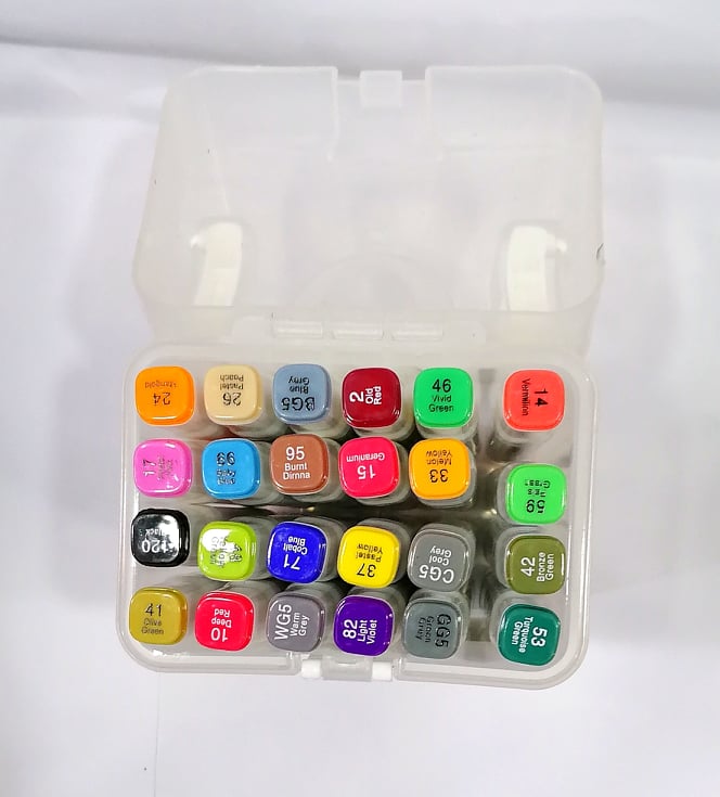 24 Colours Touch Bool Art Dual Tip Head Marker N0:CY-811. 