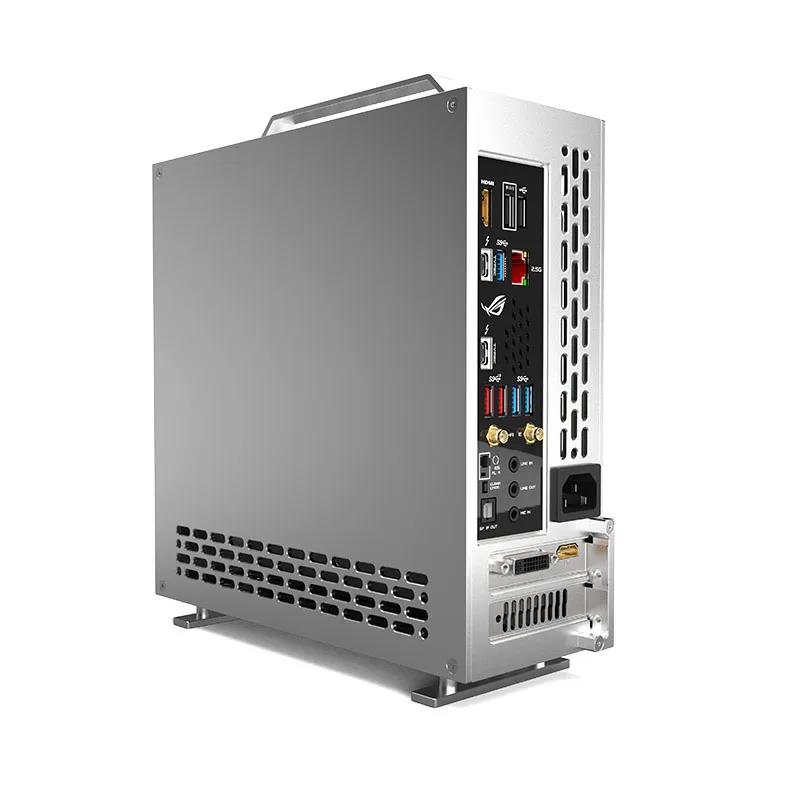 In Stock Lzmod Mini A24-V5 2.0 Dual Slot Single Display 1U Power Supply ITX Chassis Double-Sided Chamfering. 