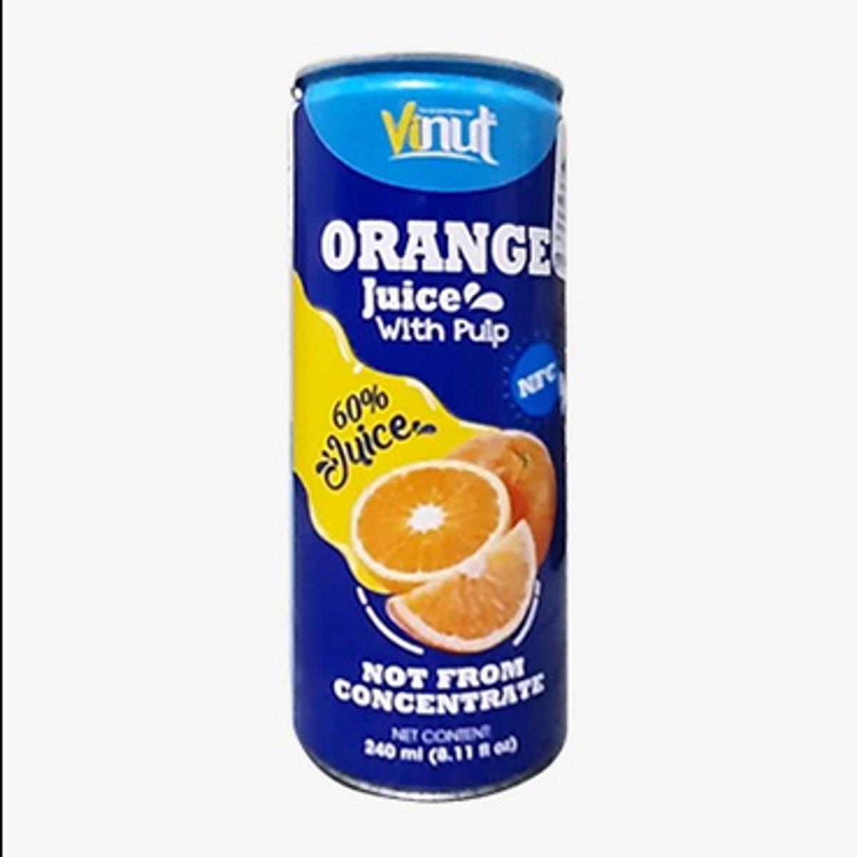 Vinut orange juice with pulp 240ml
