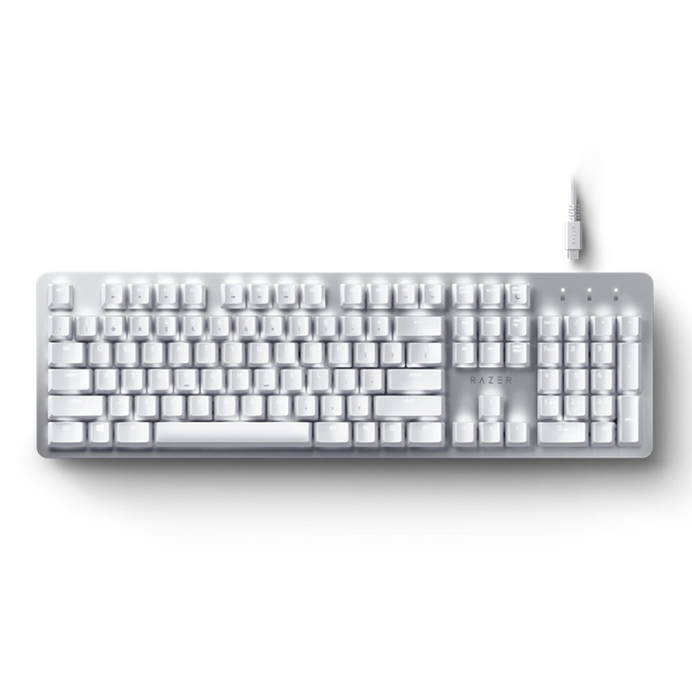 Razer Pro Type Mechanical Keyboard Bluetooth+2.4GHz Dual-mode Wireless Keyboard with Razer Orange Mechanical Switches Silver. 