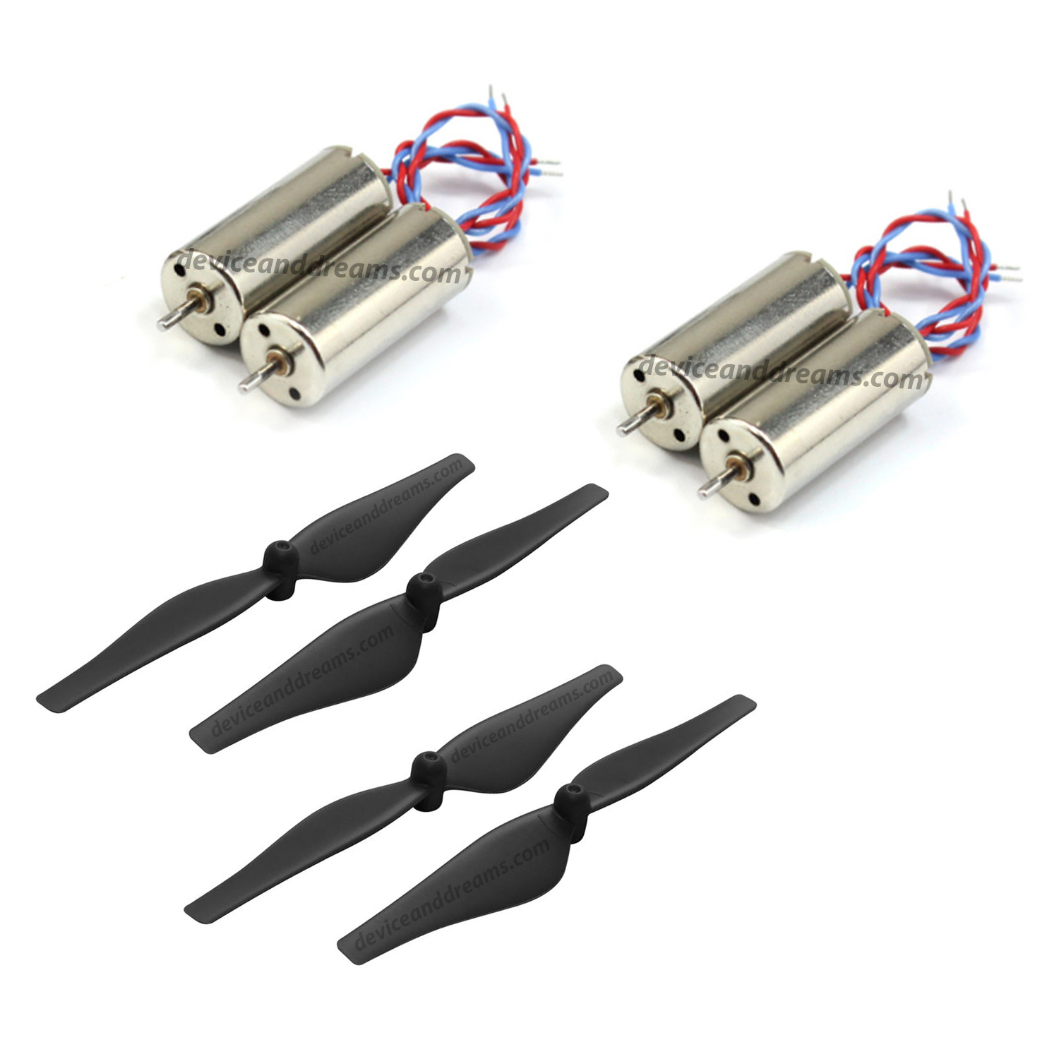 8520 Magnetic Coreless Motor With ABS Blade (2 Cw and 2 Ccw) 4 set