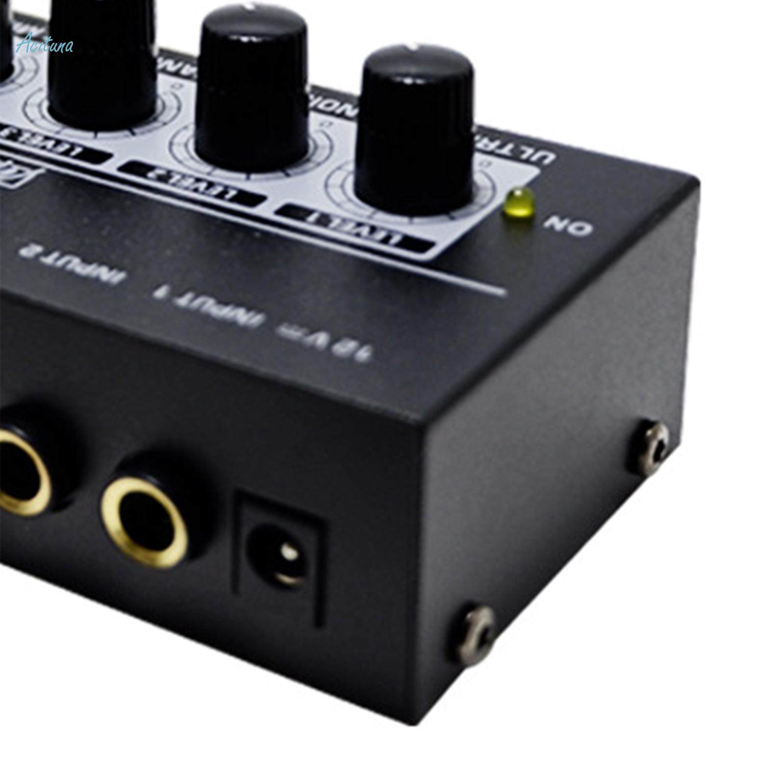 Mini Audio Mixer Sound Board Console Portable Mixer for Small Clubs or Bars Mixing Instrument. 