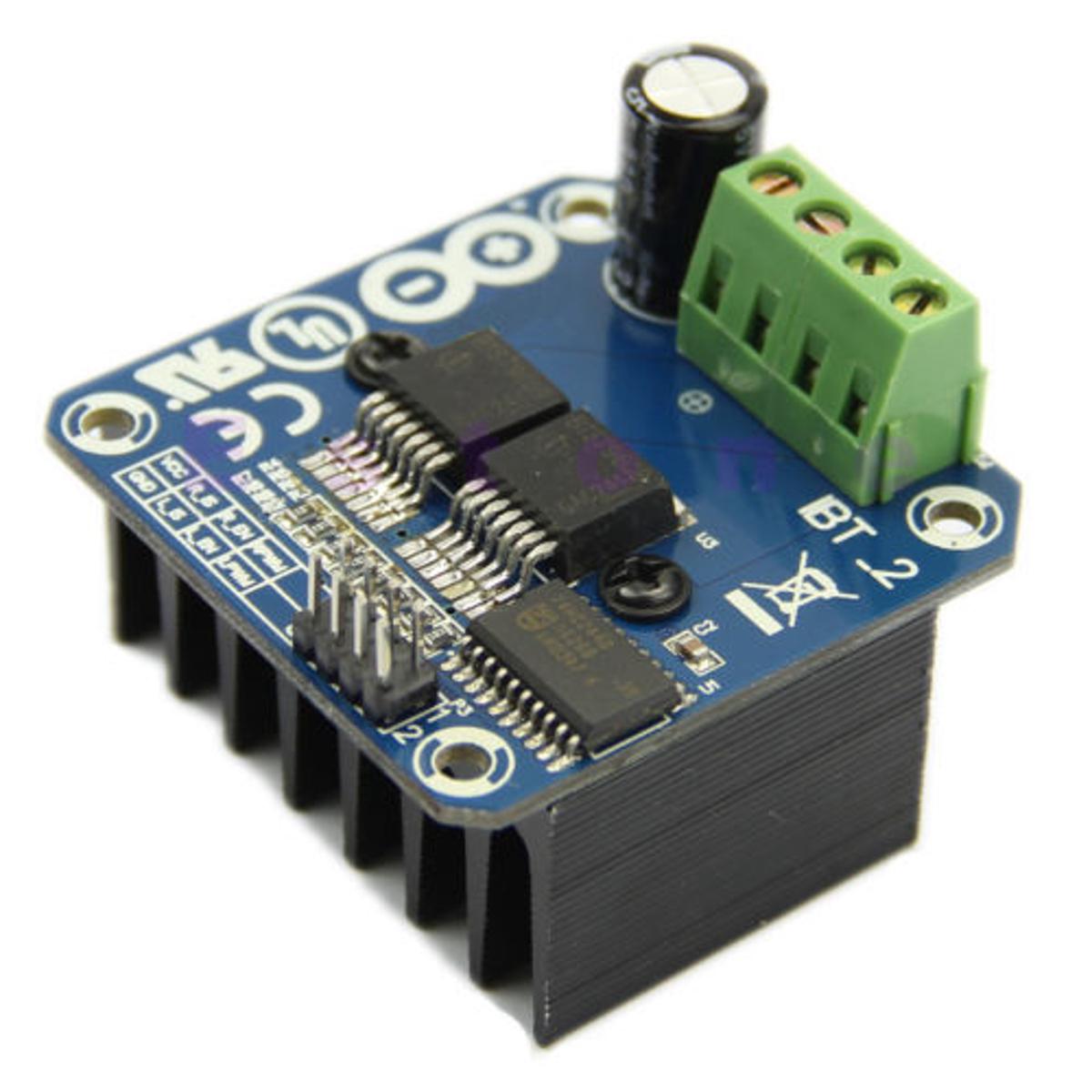 BTS7960 BTS-7960 7960 Motor Drive Module DC 6V To 27V 43A Large Current H-Bridge Motor Drivers For Arduino Electric Smart Car Electronics Circuitry & Parts